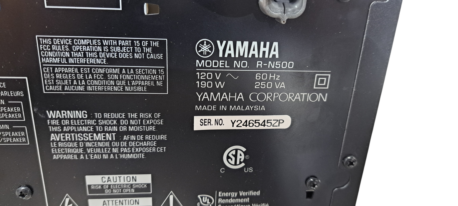 Yamaha R-N500 Network Receiver Natural Sound HiFi Audio|READ