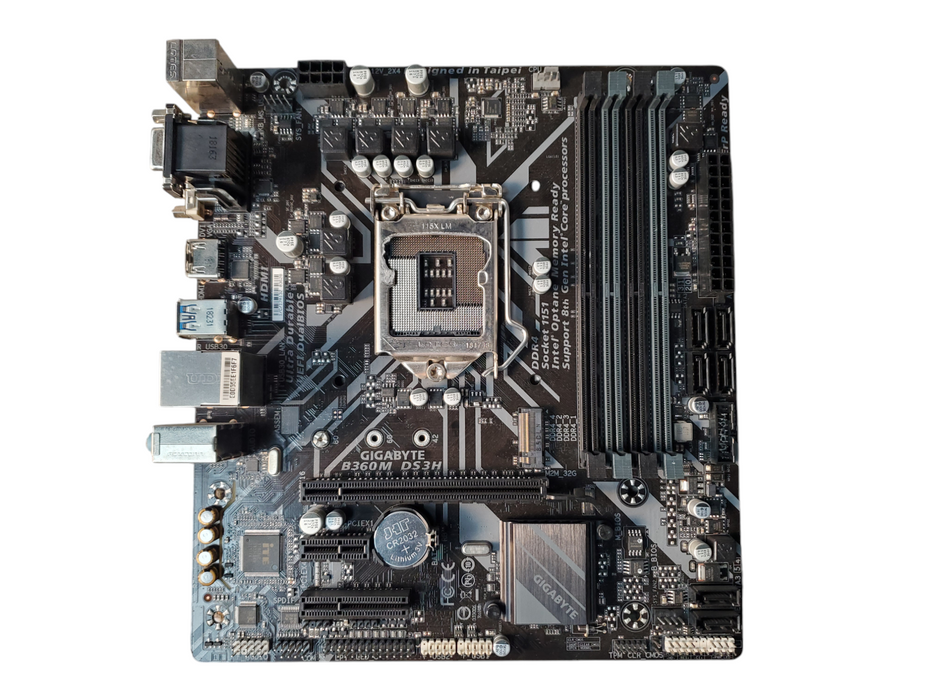 GIGABYTE B360M DS3H Intel Micro ATX Gen 1 DDR4 Motherboard NOShield