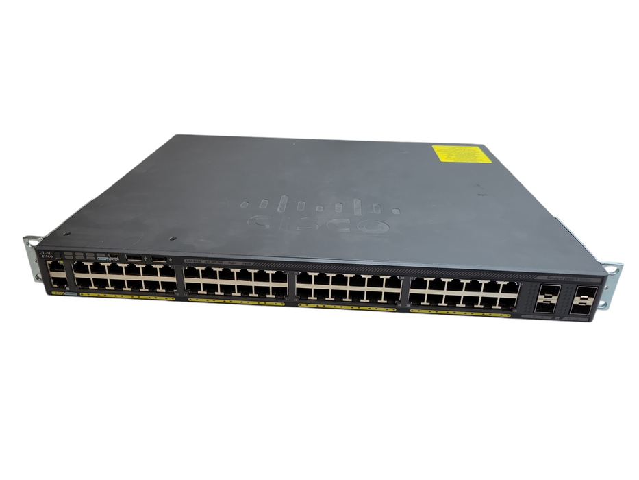 Cisco WS-C2960X-48FPS-L V07 | 48-Port Gigabit PoE Switch | 4xSFP %