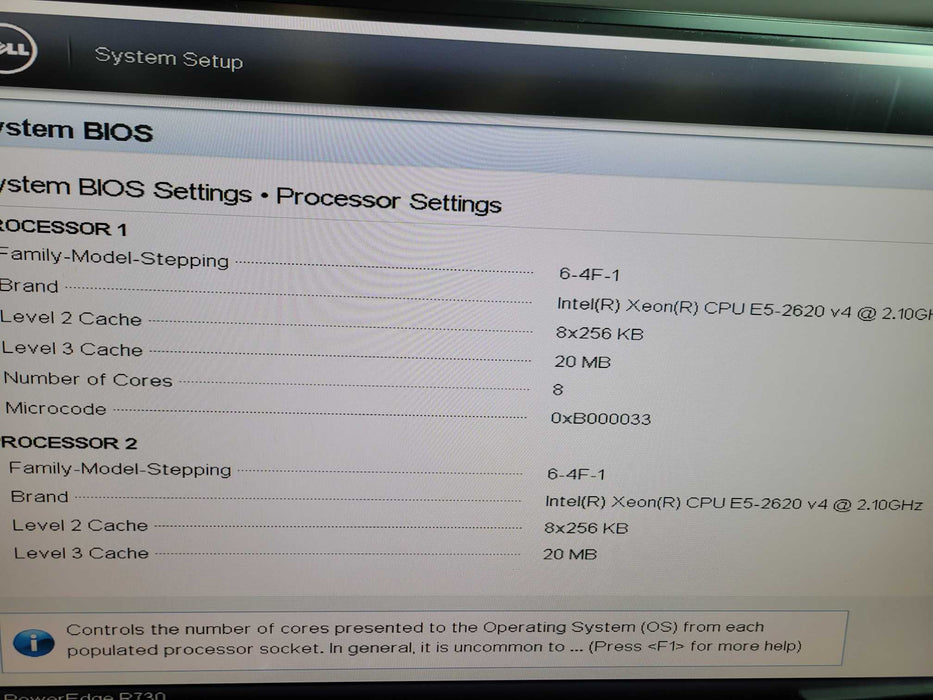 Dell PE R730 - 2x Xeon E5-2620 v4 64GB DDR4 PERC H730P Mini 2x750W PSU %