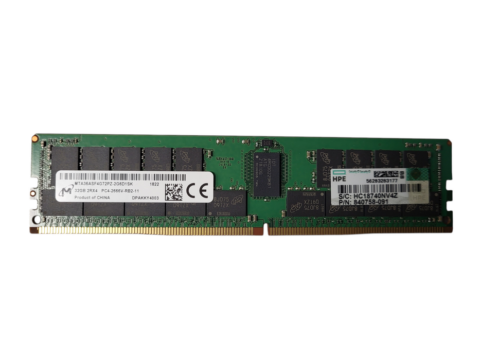 Micron 32GB DDR4 PC4-2666V-RB2 2Rx4 Server Memory Q$