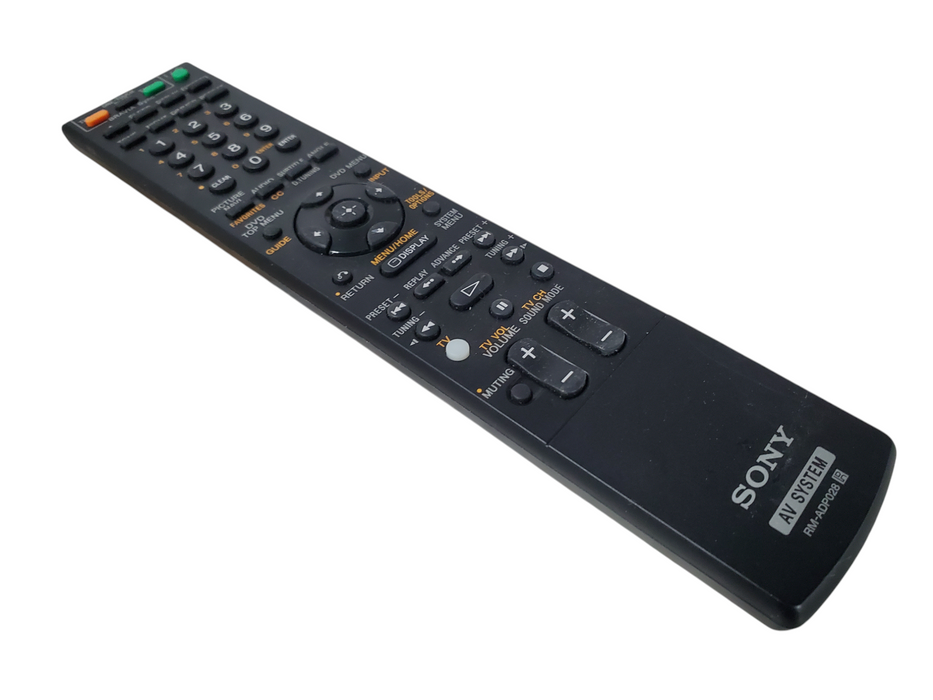 SONY AV System Remote Control RM-ADP028 for DVD, Video, TV, SA-CD