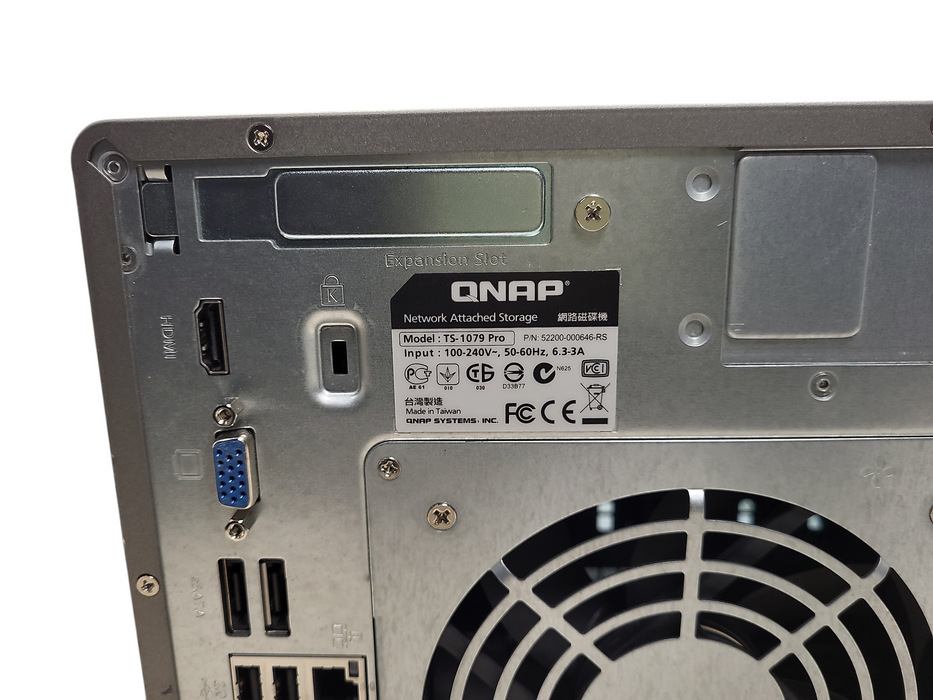 QNAP TS-1079 Pro 10-Bay Enterprise-Grade Storage NAS No HDD/Caddies, READ $