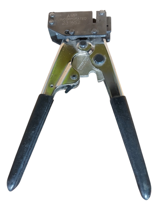 AMP Incorporated 231652 Black & Silver D8745 Hand Strip Crimping Tool