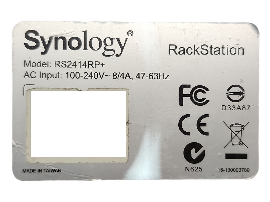 Synology RS2414RP+ 12-Bay Rackstation w/ 4x 1TB HDDs & 12x Caddies
