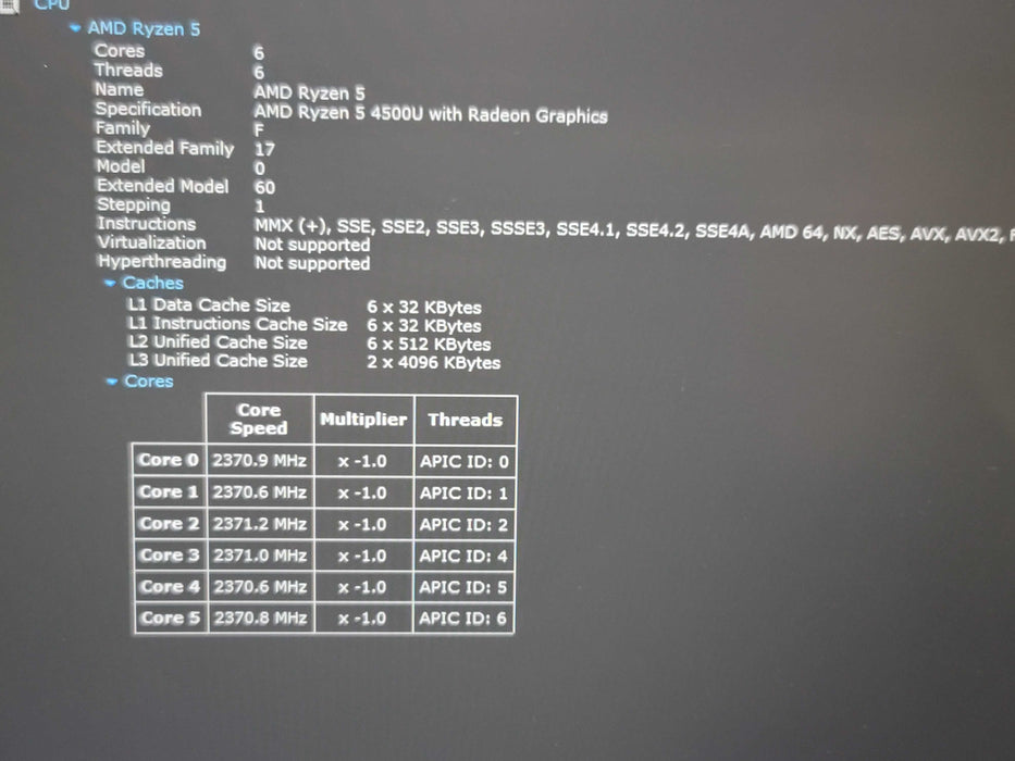 Lenovo ThinkPad E14 Gen 2 Ryzen 5 4500U 16GB RAM 256GB SSD  β Lap200