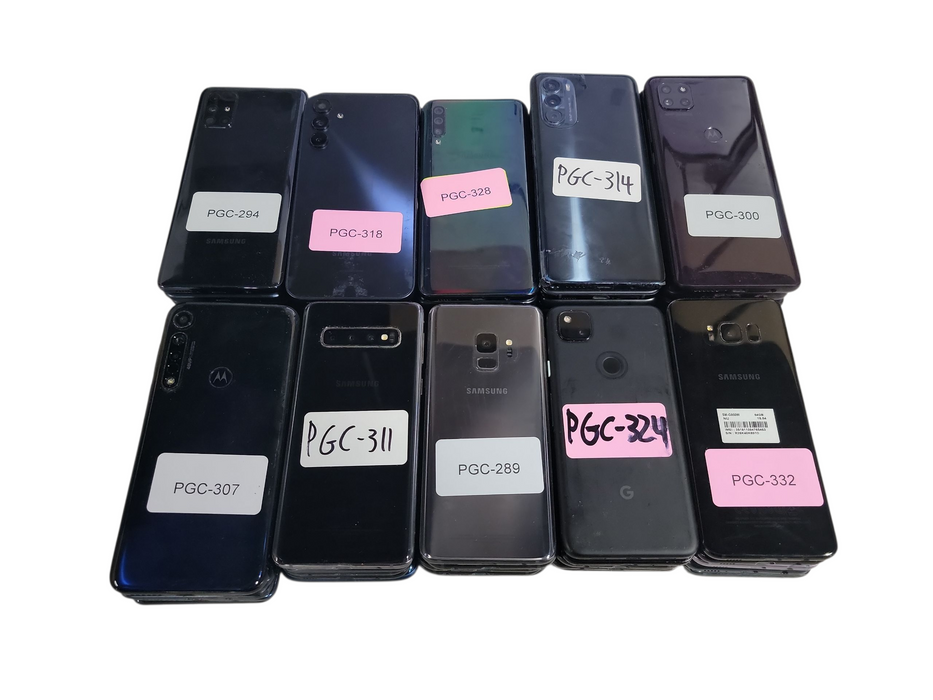 Lot of 50x Android Phones [Samsung / ZTE / Google | B/C Condition][PGC-10]