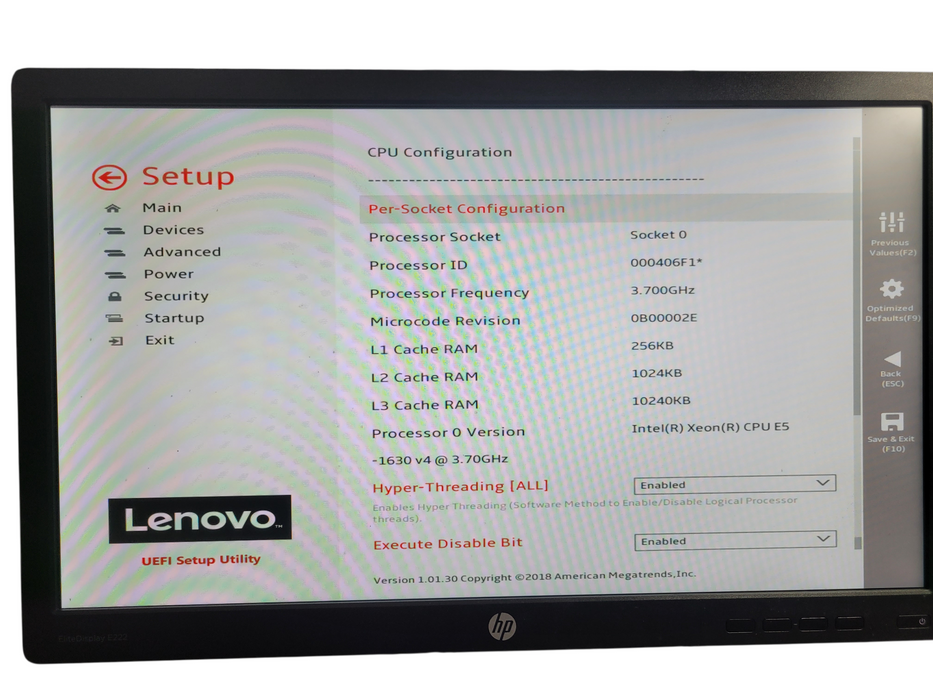 Lenovo ThinkStation P410 Xeon E5-1630 v4 @3.70GHz 16GB RAM| NO HDD