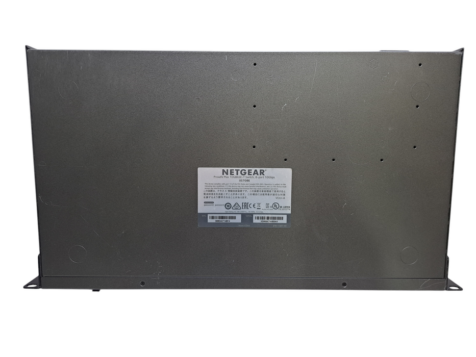 Netgear XS708E | 8-Port 10-Gigabit Prosafe Plus Ethernet Switch )