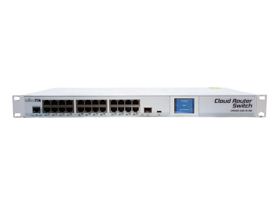 MikroTik Cloud Router Switch CRS125-24G-15-RM Port Ethernet Switch