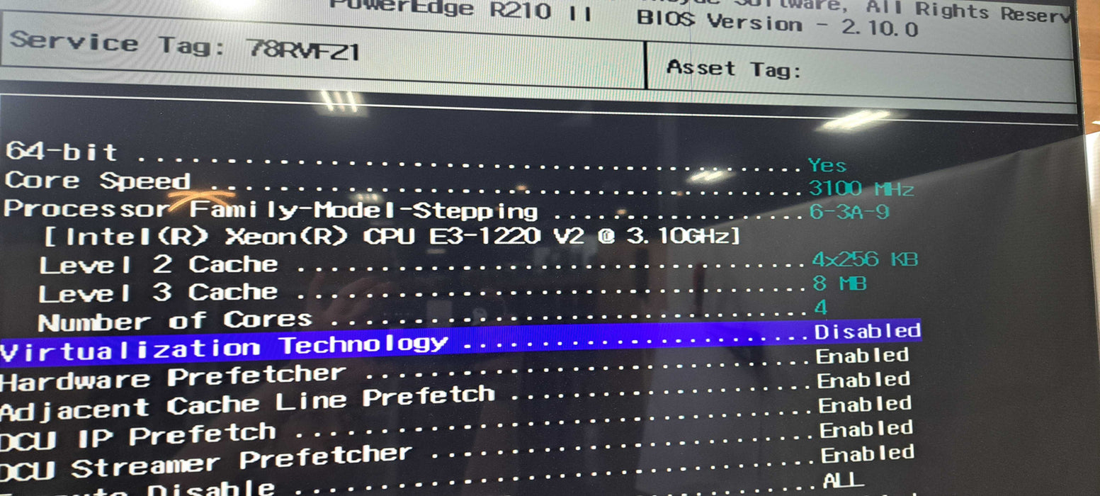 Dell PowerEdge R210 II | 1x Xeon E3-1220 v2| 16GB DDR3 RAM |No HDD
