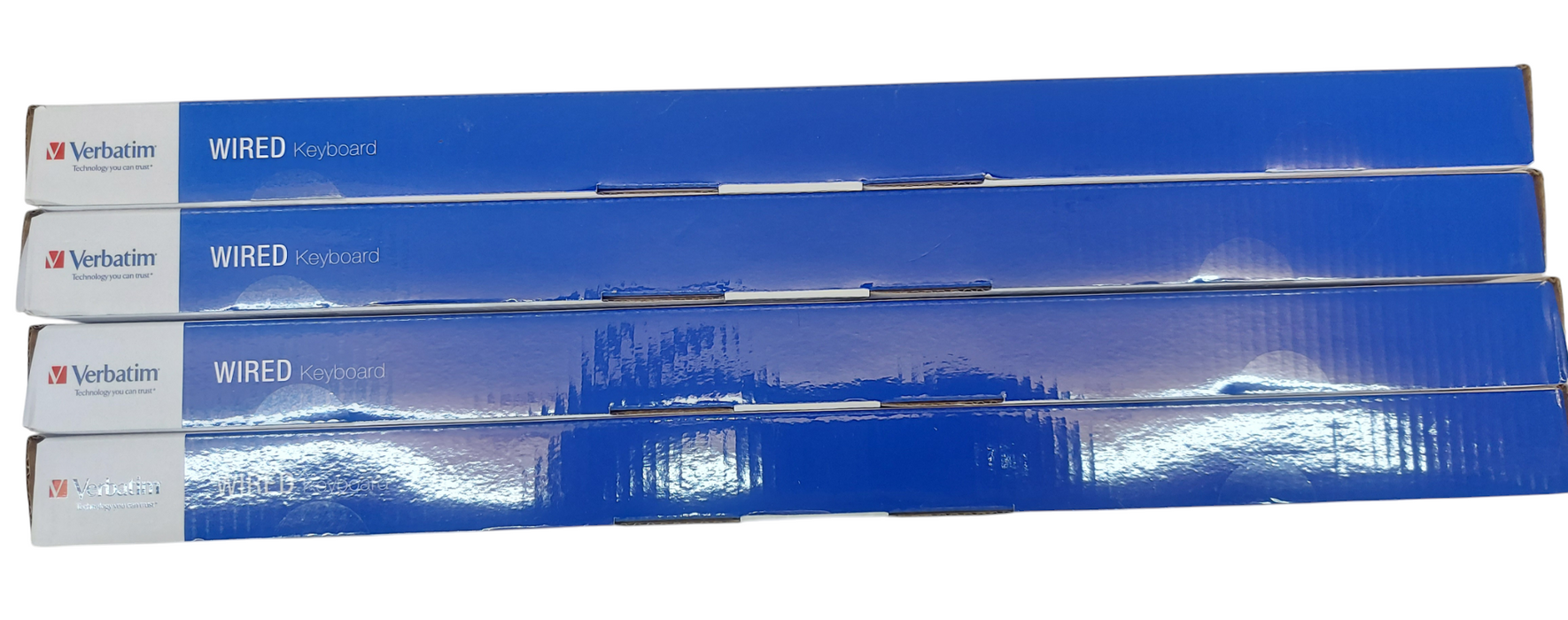 Lot 4x - Verbatim Wired Keyboard