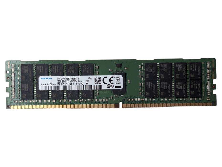 32GB DDR4 Server RAM Memory Samsung 32GB 2Rx4 PC4-2400T-RA1-11-DC0 Q-