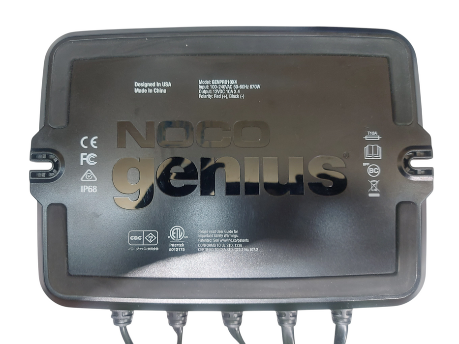NOCO Genius GENPRO 10X4 40A On-Board Battery Charger Maintainer