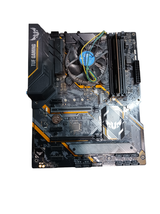 Asus TUF Z370-Plus Gaming Motherboard & Intel i3-9100 CPU 8GB DDR4 READ