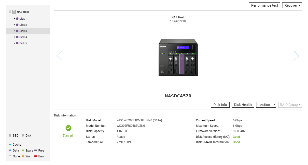 QNAP TS-569 Pro 5-Bay NAS w/ 5x 2TB HDDs
