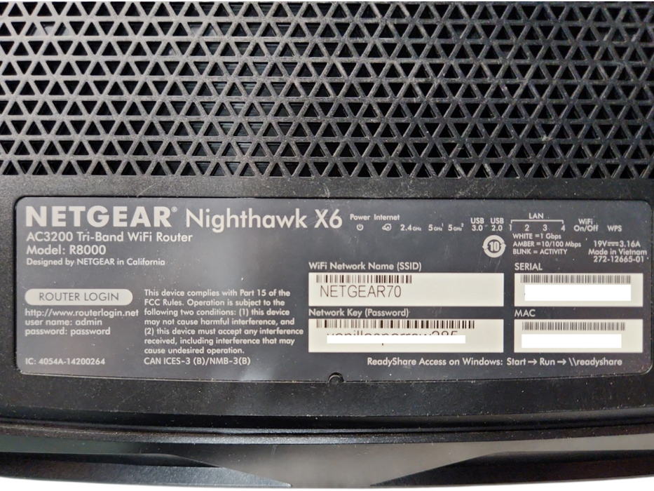 Lot of 2x NETGEAR Nighthawk R7900P X6S AC3000 Wi-Fi Router, No Adapter, SEE