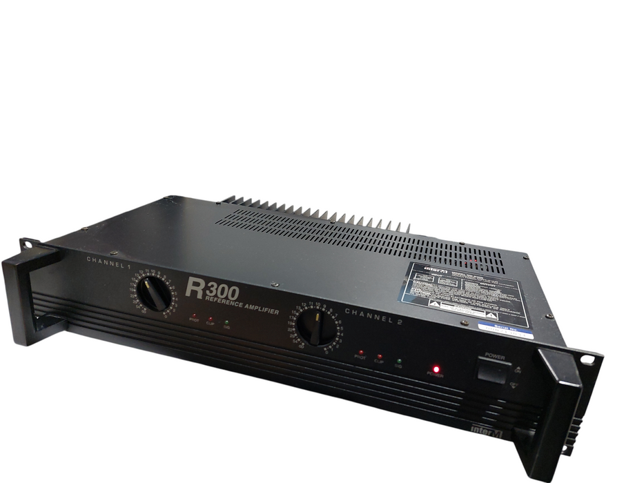 Inter M R300 Reference Amplifier 2- Channel Rack Mountable =
