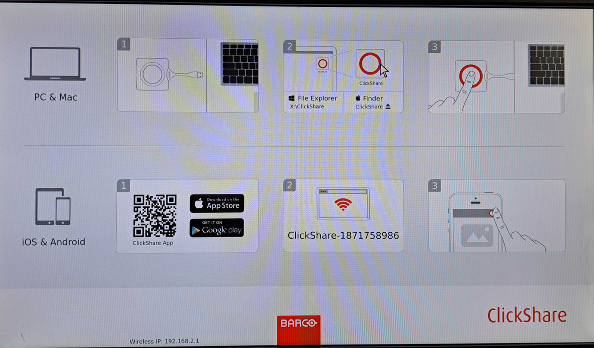 Barco ClickShare CS-100 Wireless Presentation System Q