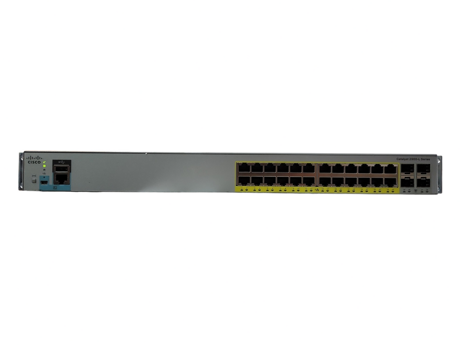 Cisco WS-C2960L-24PS-LL V01, 24-Port Gigabit PoE+ Silent Managed Switch
