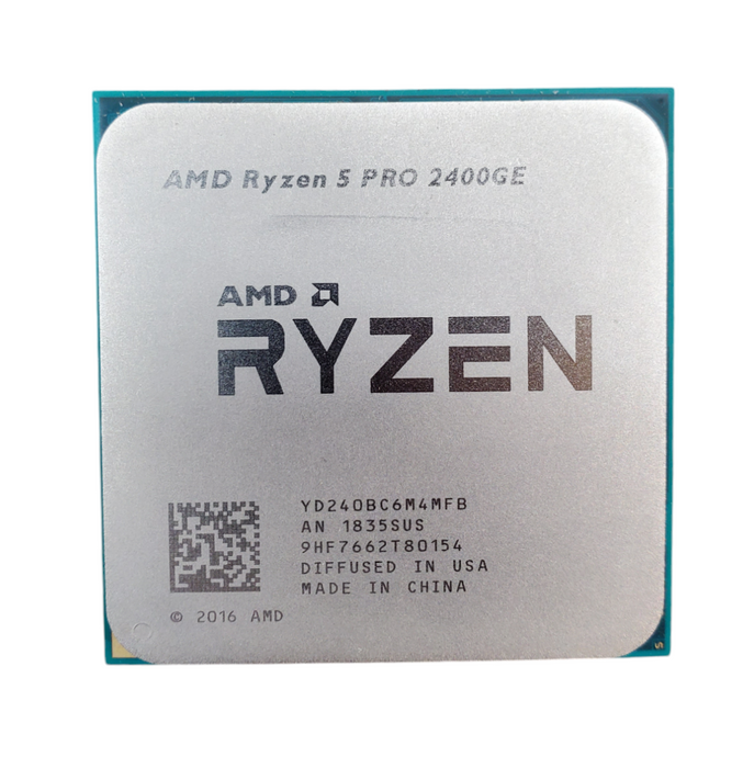 AMD Ryzen 5 Pro 2400GE @ 3.2GHz Quad-Core Desktop CPU