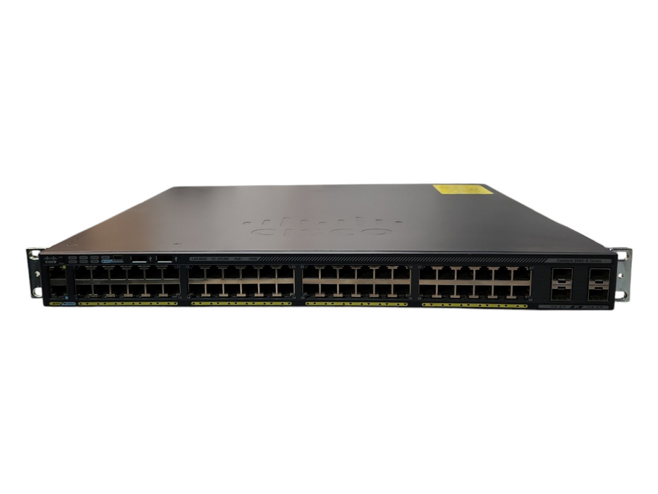 Cisco WS-C2960X-48FPS-L, 48 Port Gigabit PoE+ 740W 4x SFP Switch, + Stack