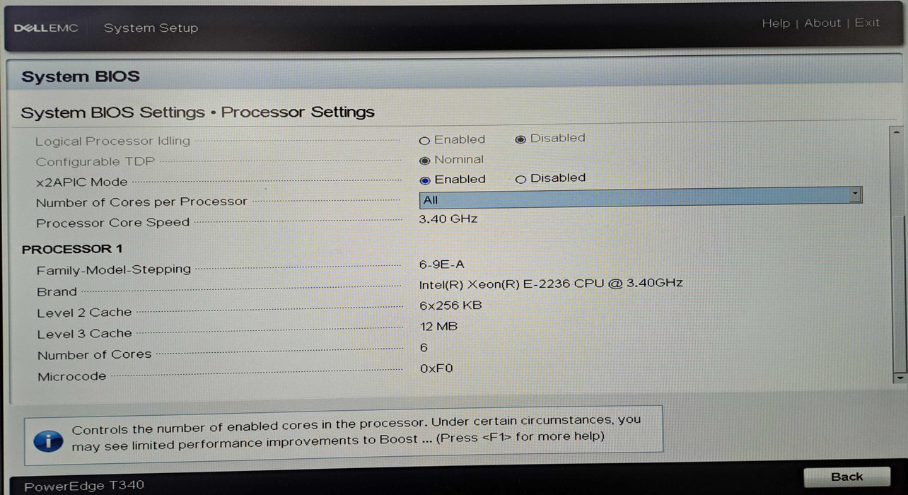 Dell PowerEdge T340 8x 3.5" | Xeon E-2236 @3.40GHz, 48GB DDR4, H730P )