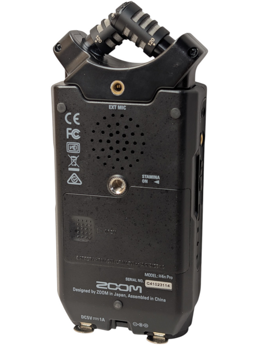 ZOOM H4n Pro Handy Recorder 4-Track Field Audio Recorder -