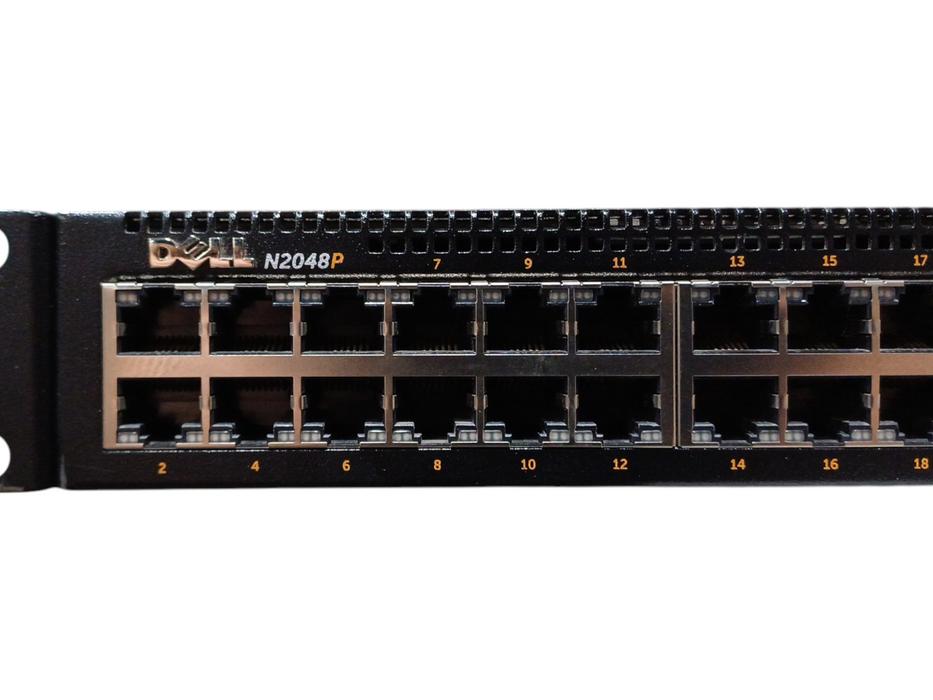 Dell Networking N2048P, 48-Port Gigabit PoE+, 2x 10G SFP+ Managed Switch