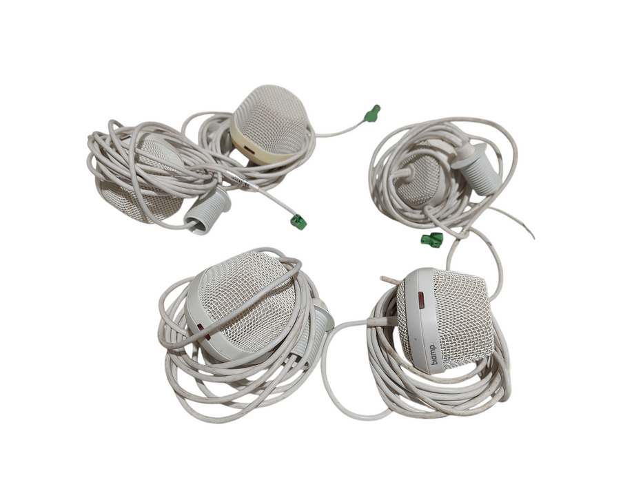 Biamp Devio DCM-1 White Ceiling Microphone Bundle of 5 , No Connection Box =