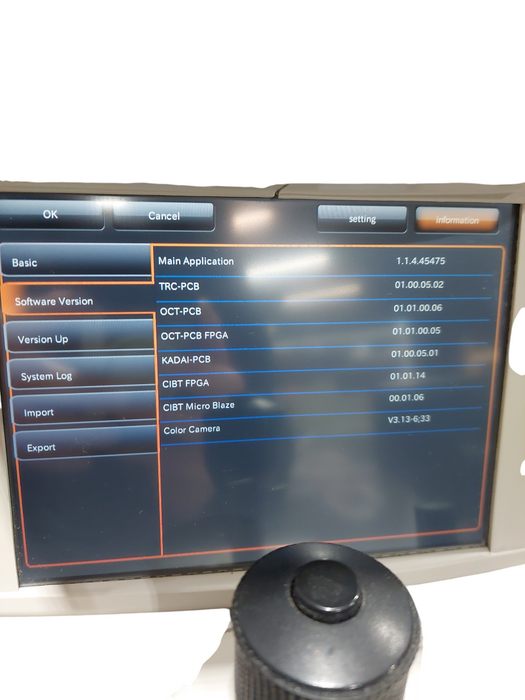 TopCon Dri Oct Triton 3D Optical Coherence Tomography 2015  =