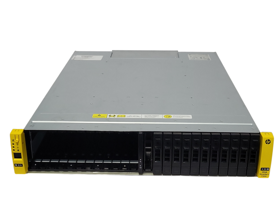 HP 3PAR StoreServ 7200 24x 2.5" Bays, 2x HP 3PAR 7200 Controllers, 1x PSU SEE _