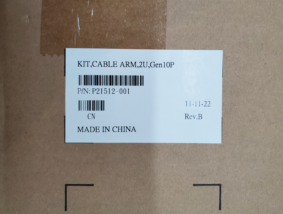 HP P21512-001 Cable Management Arm Gen10P - New Q