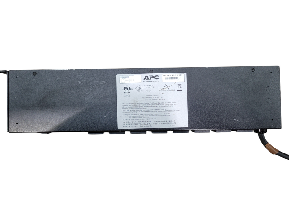 APC AP7900 SWITCHED RACK PDU 8-OUTLETS (HORIZONTAL)