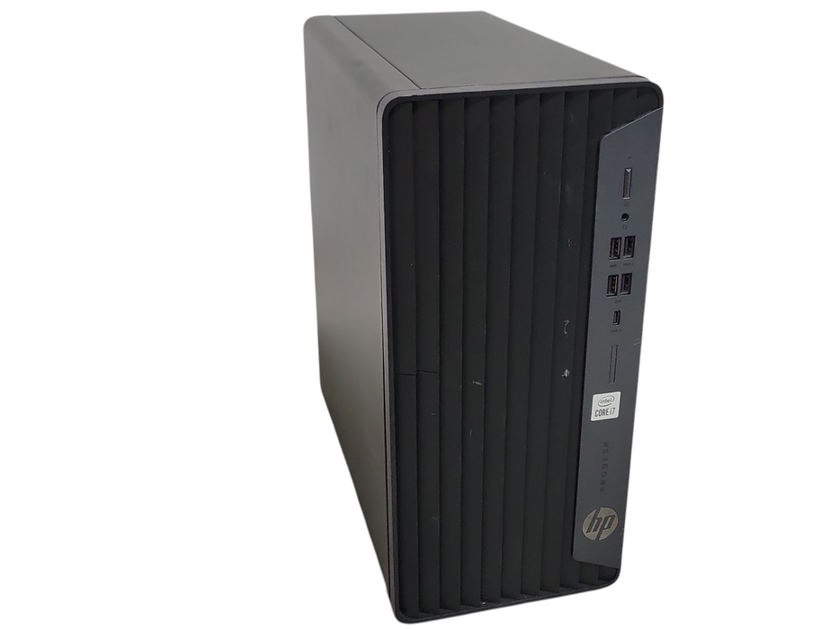 HP proDesk 600 G6 Micro tower PC, No CPU/RAM/HDD, READ _