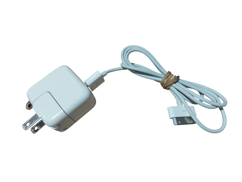 Apple A1357 10Watt USB Power Adapter with Old Apple Charger on it  =