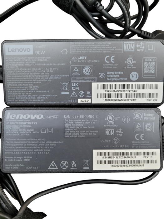 Lot 2x Lenovo ThinkPad USB-C Docking Station w/ 90W Adapter - 40A9 DK1633