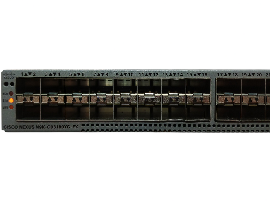 CISCO Nexus N9K-C93180YC-EX 48 PORT 10/25GbE SFP+ 6PORT 100G Switch, READ