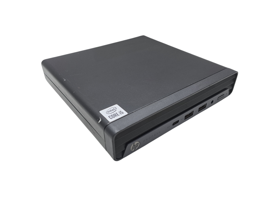 HP ProDesk 400 G6 Mini | Intel Core i5-10500T, 8GB DDR4, 256GB NVMe, Wi-Fi )