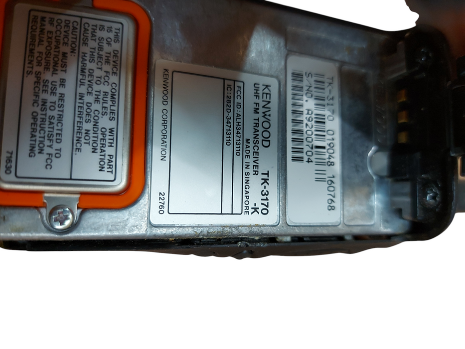 Lot 4x Kenwood tk-3170 + base charger