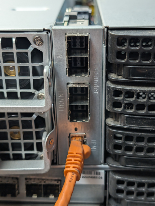 Supermicro CSE-847 847JBOD-12 CSE-PTJBOD-CB3 JBOD 48x 3.5 inch HDD Bays  -