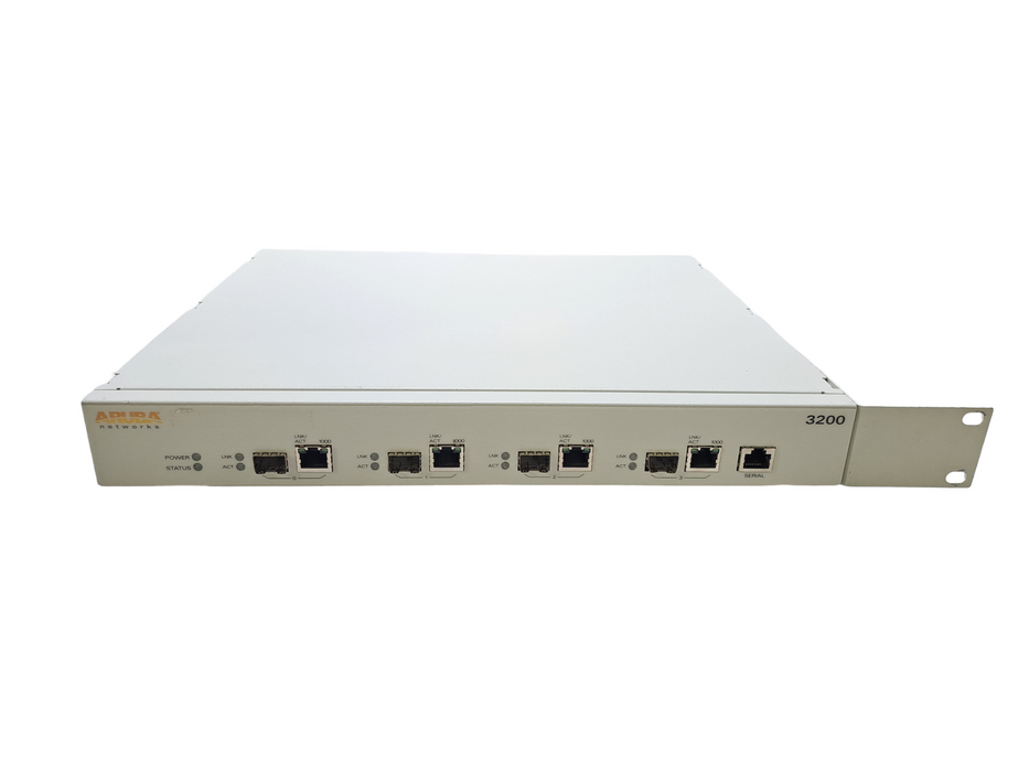 Aruba Networks Mobility Controller 4x RJ-45 or SFP Ports - 3200-US | *READ*