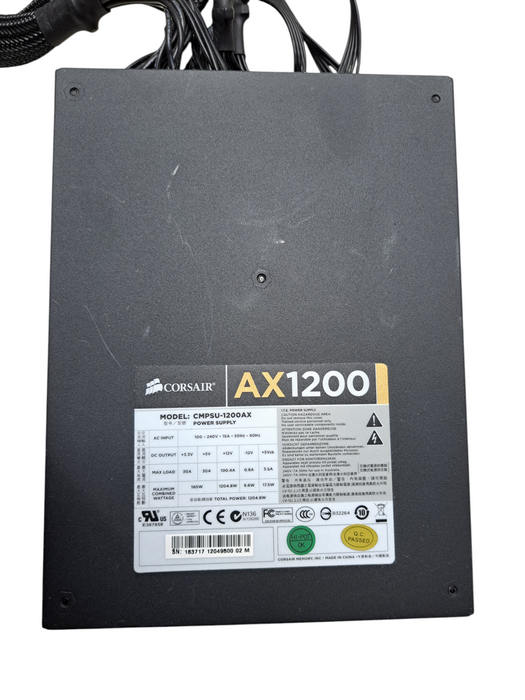 Corsair AX1200 1200W 80+ GOLD ATX PSU w/ Cables | TESTED