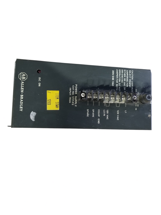 ALLEN BRADLEY 1771-P2 SERIES-B POWER SUPPLY 1/.5S 120/220V 50/60HZ