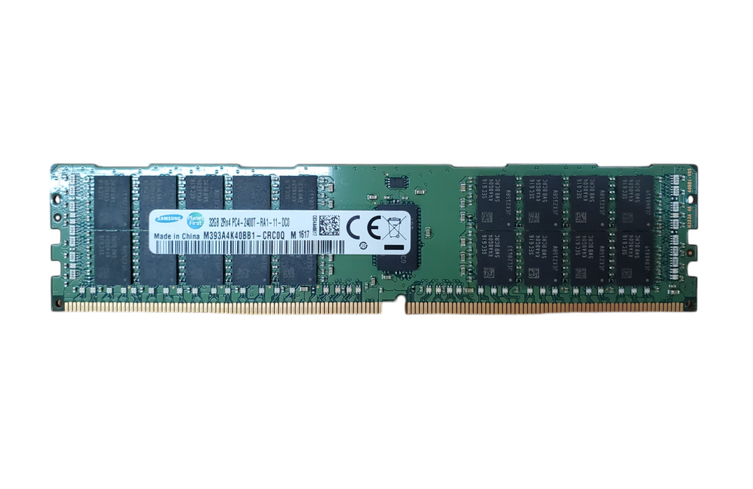 Samsung 32GB 2Rx4 PC4-2400T-RA1-11-DC0 DDR4 Server RAM Q