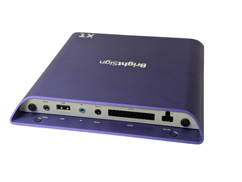 BrightSign XT4 XT1144 HDMI 4K PoE Power Networked Digital Signage Player  Q-