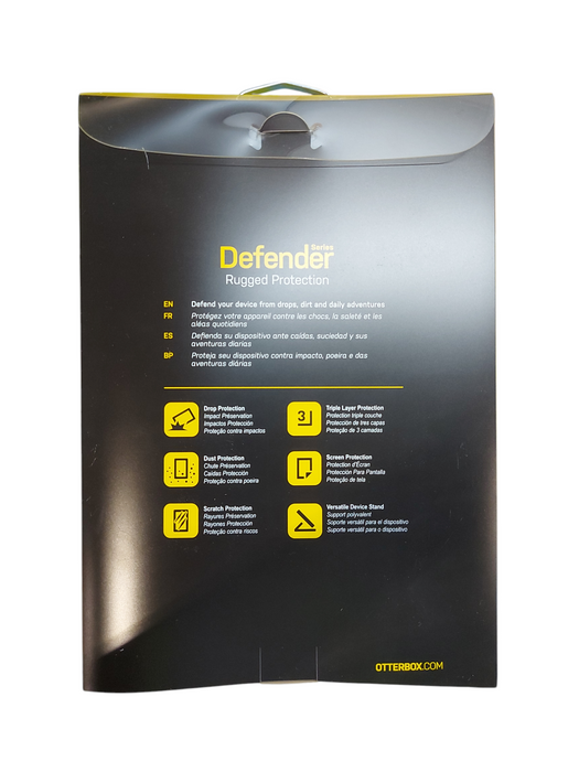 Lot 2x OtterBox Defender Series Case for Apple ipad air 2 Black 77-50969