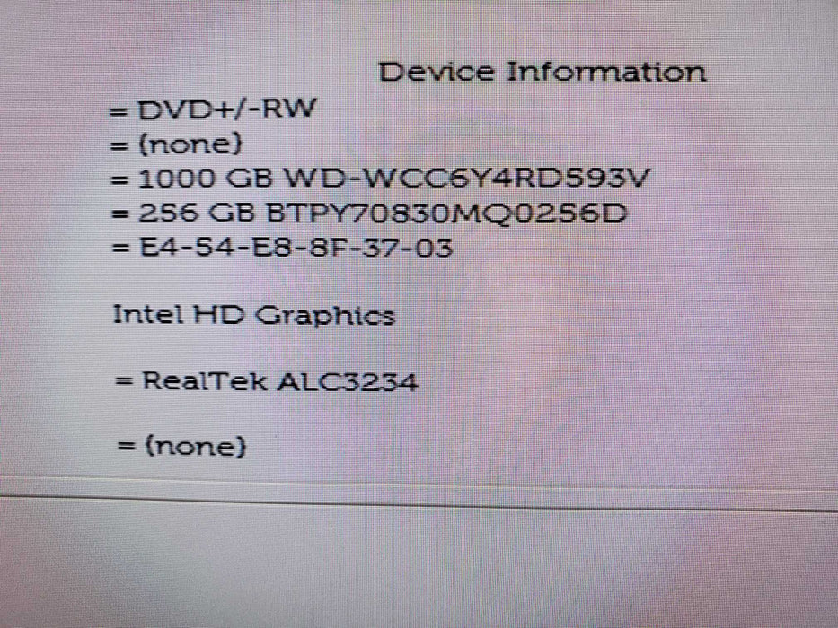 Dell OptiPlex 3070 SFF i5-9500 3.00GHz 16GB RAM 256GB NVME 1TB HDD NO OS