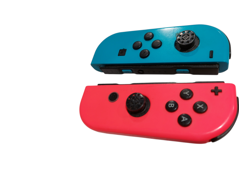 2 Nintendo Switch Neon Joycons ( Parts )  =