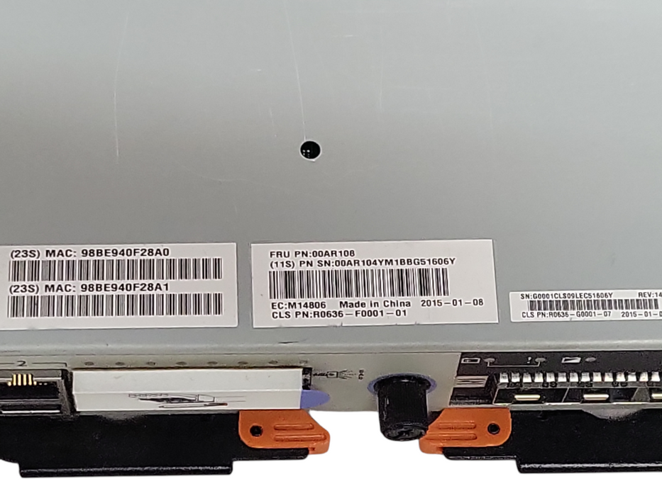 Lot of 2x IBM Storwize 6Gbps SAS 00AR108 V3700 Storage Controller, READ _